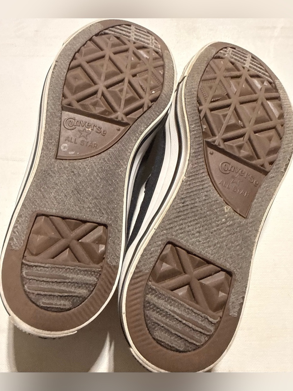 Converse All Star Black Canvas Sneakers with Purple Tongue Accent - Picture 6 of 12